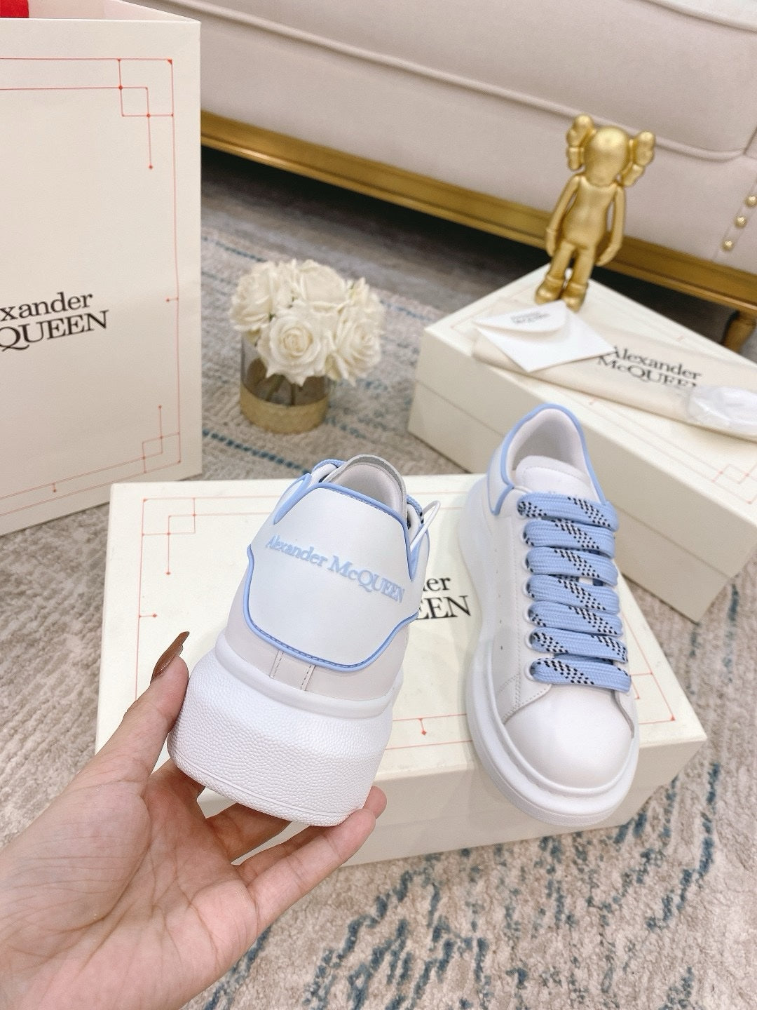 SNEAKERS ALEXANDER MCQUEEN BLEU