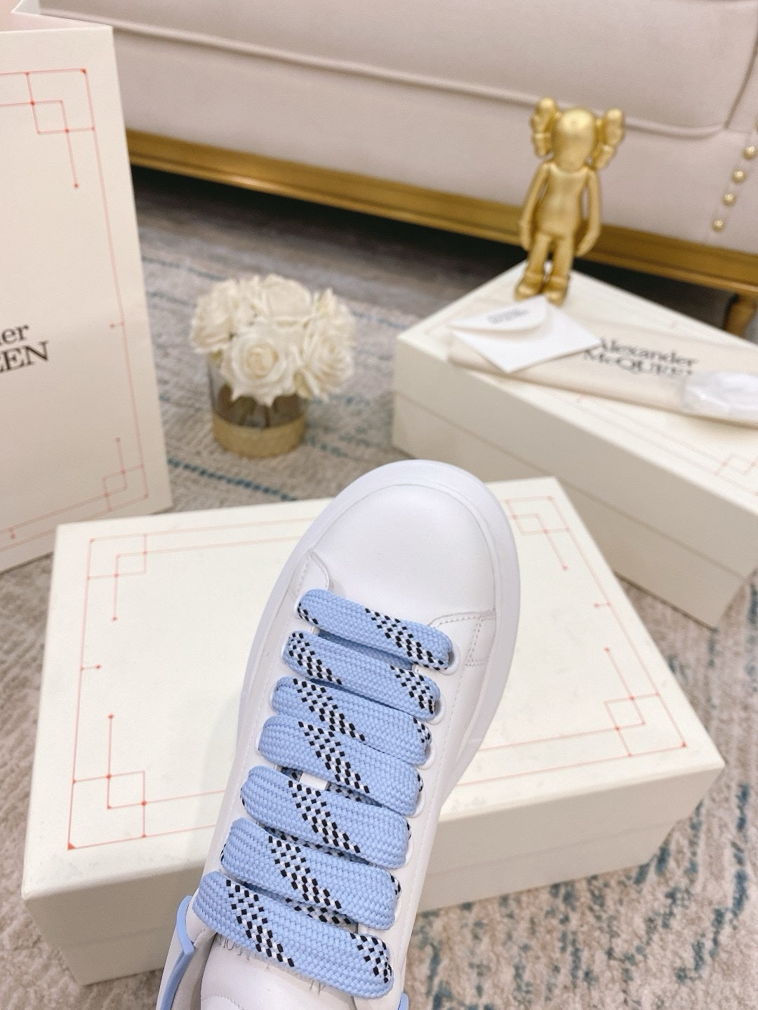 SNEAKERS ALEXANDER MCQUEEN BLEU