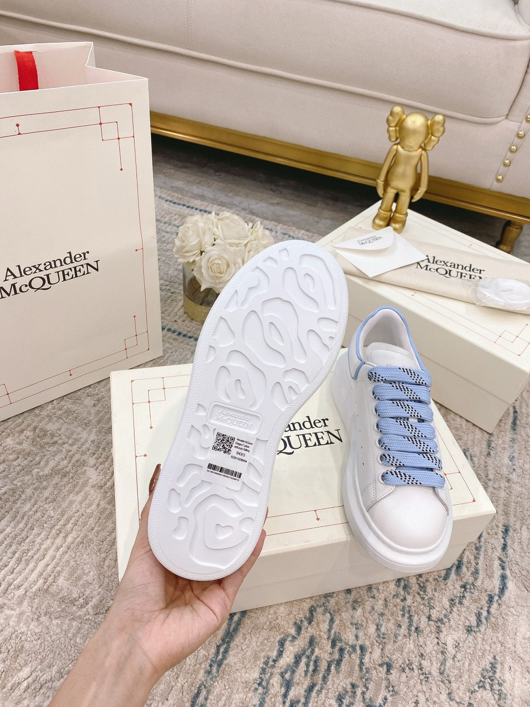 SNEAKERS ALEXANDER MCQUEEN BLEU