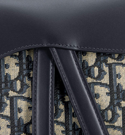 Sac A Main Dior Saddle Oblique Bleu