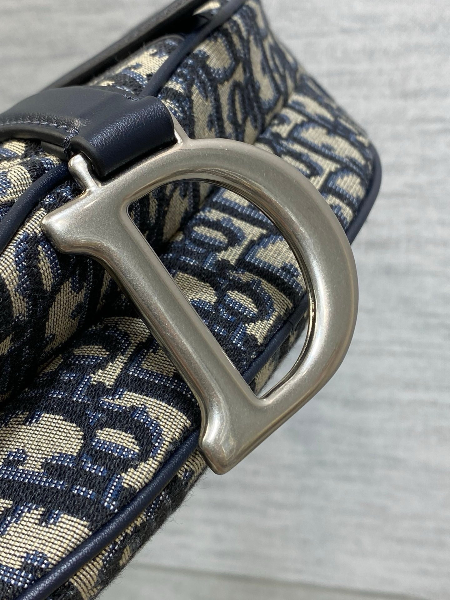 Sac A Main Dior Saddle Oblique Bleu