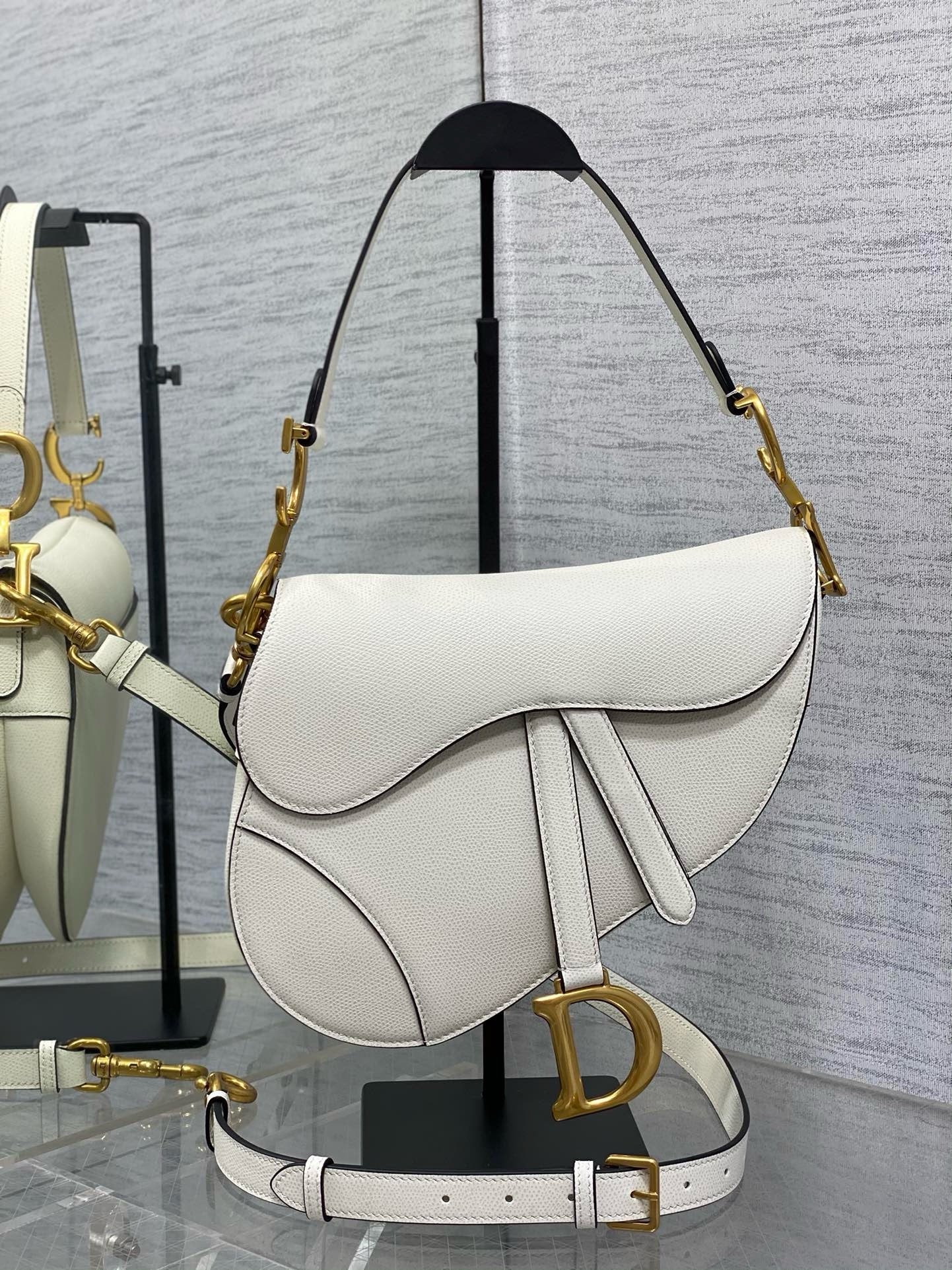 Sac A Main Dior Saddle Blanc