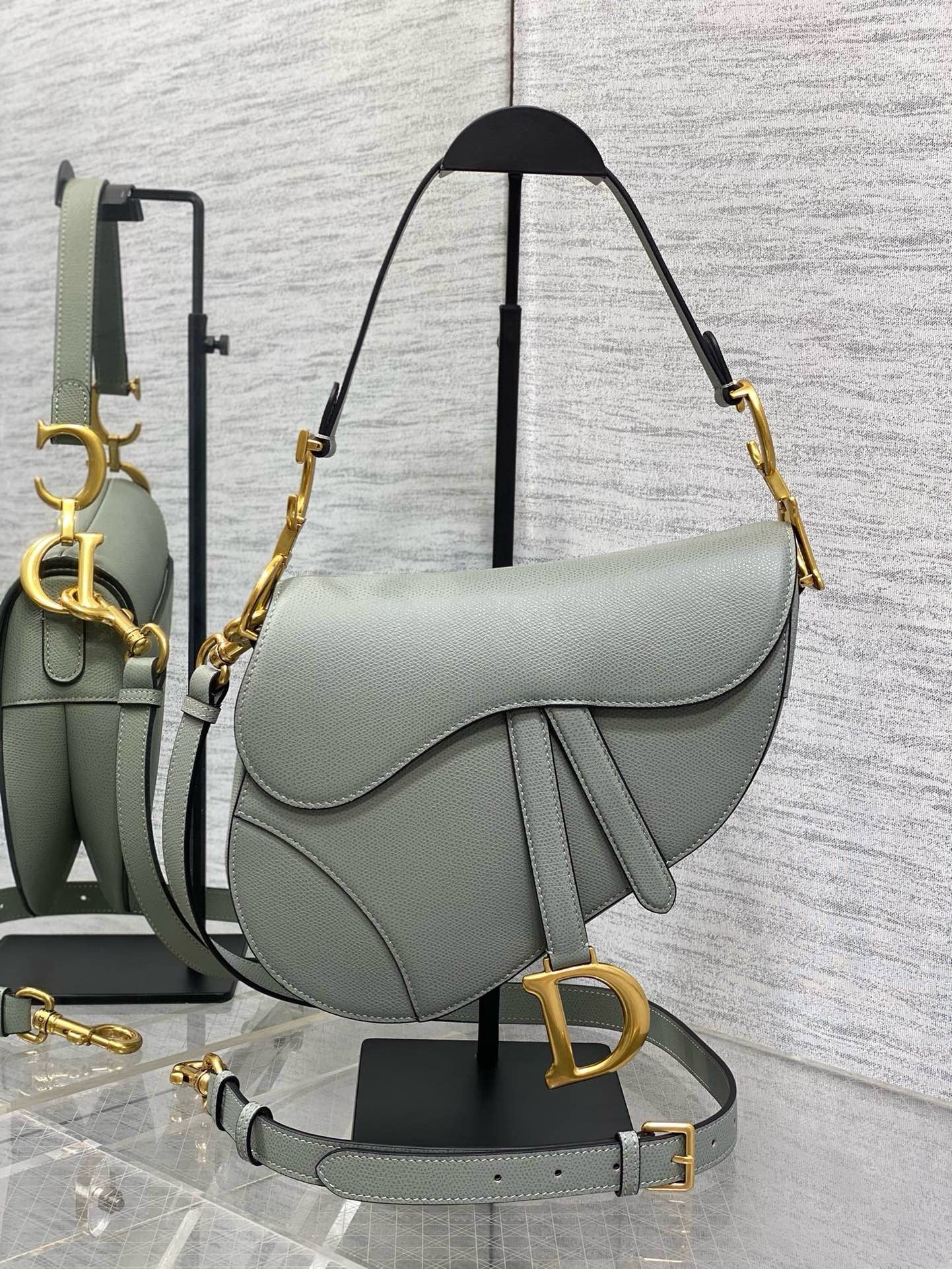 Sac A Main Dior Saddle Vert Clair