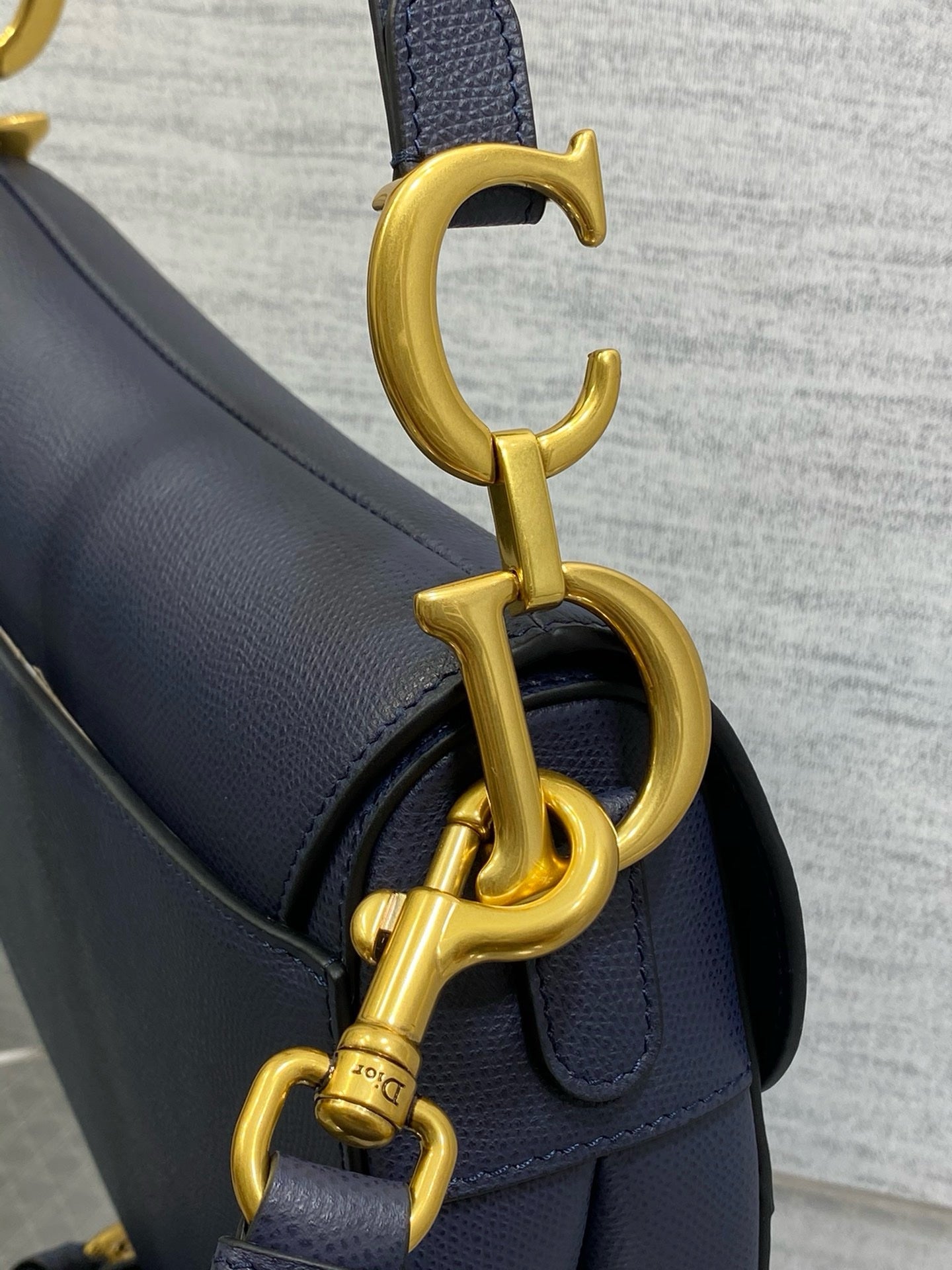 Sac A Main Dior Saddle Bleu Marine