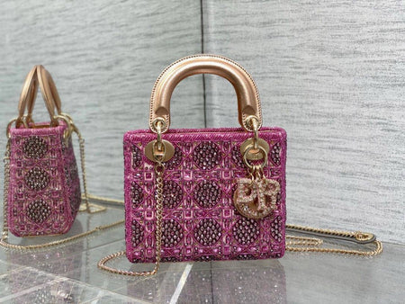 Sac Dior Lady Mini Diamond