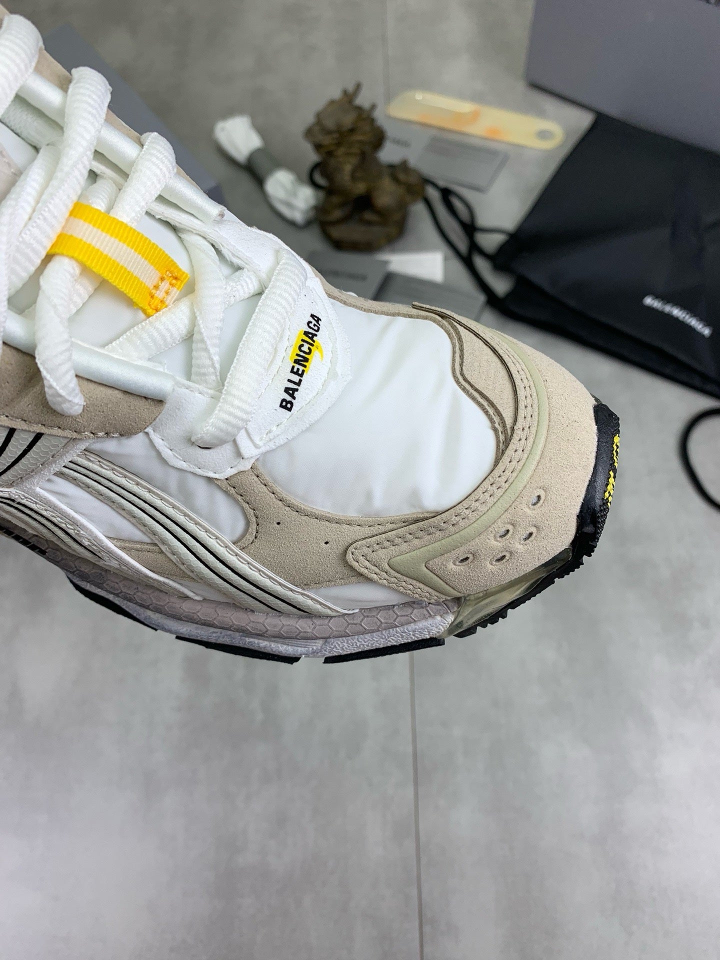 SNEAKERS BALENCIAGA RUNNER BLANC BEIGE