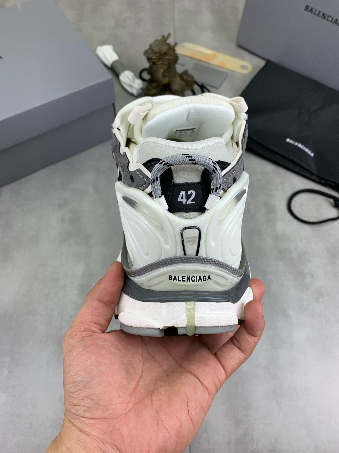 SNEAKERS BALENCIAGA RUNNER BLANC GRIS