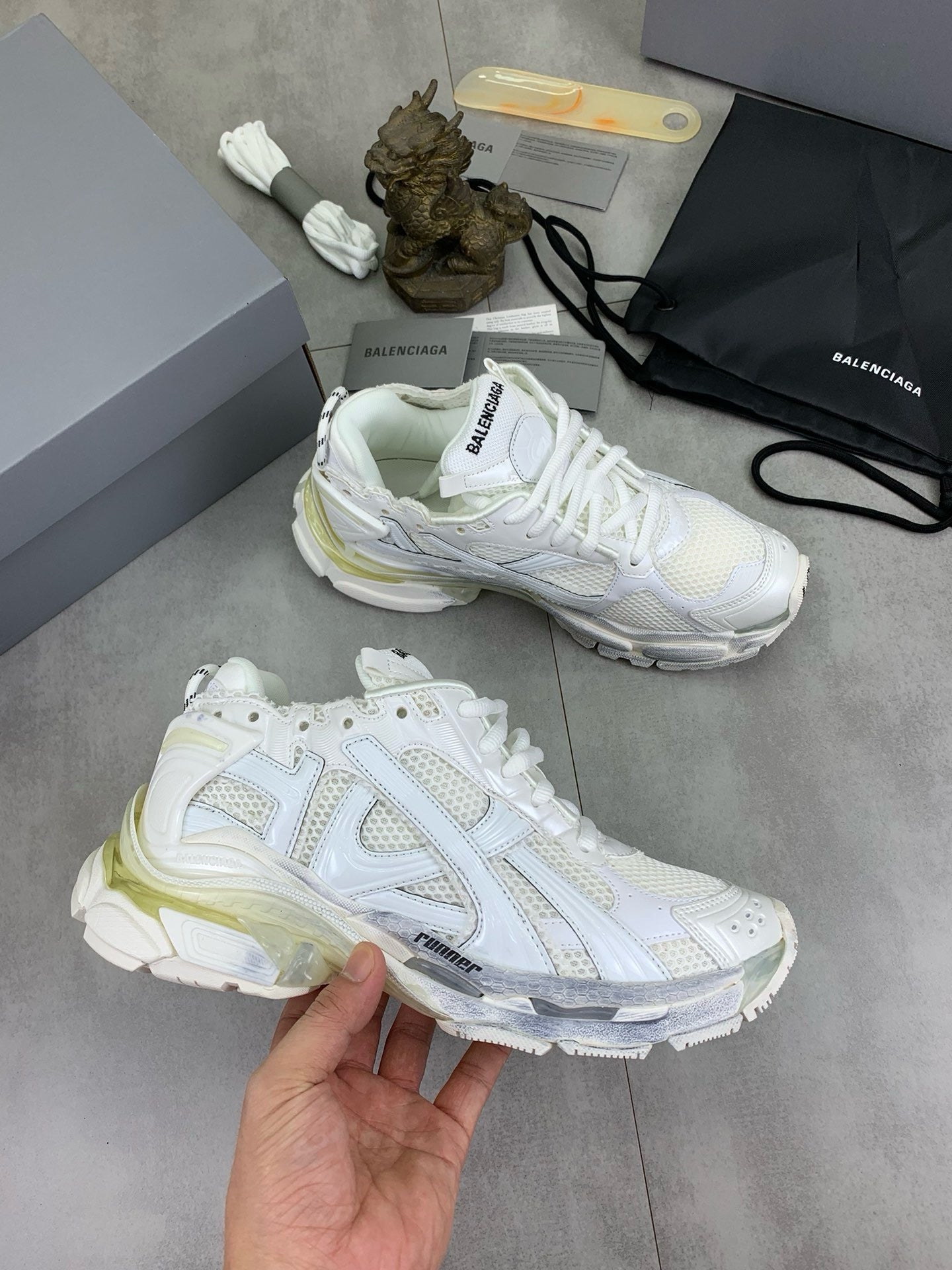 Sneakers Balenciaga Runner Blanc