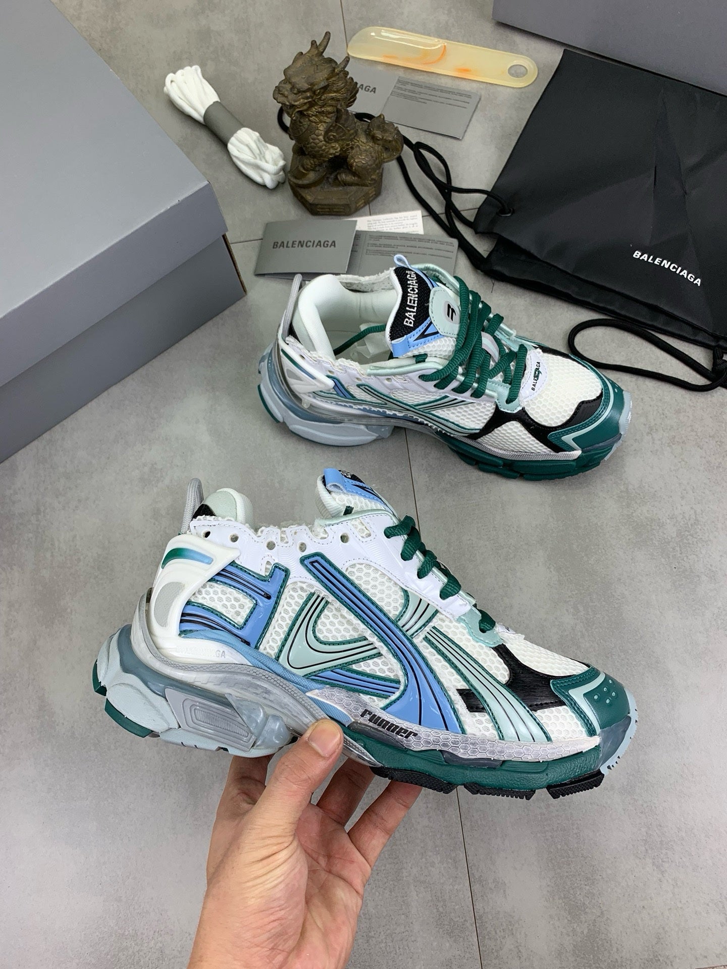 Sneakers Balenciaga Runner Vert