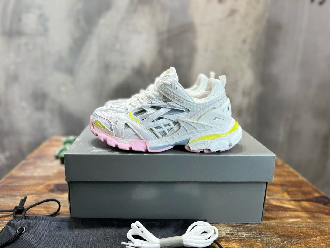 SNEAKERS BALENCIAGA TRACK 2 BLANC ROSE