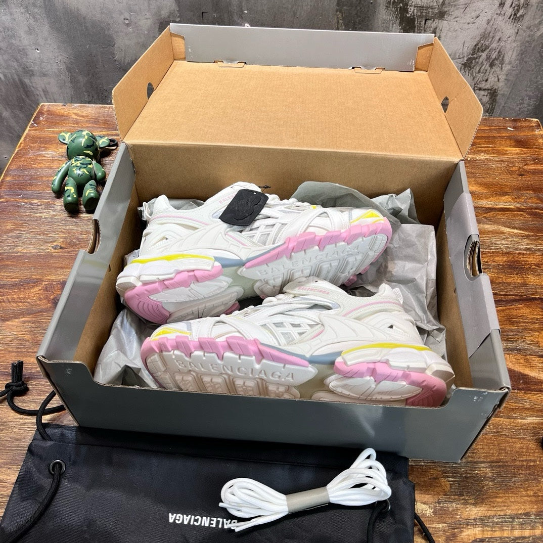 SNEAKERS BALENCIAGA TRACK 2 BLANC ROSE