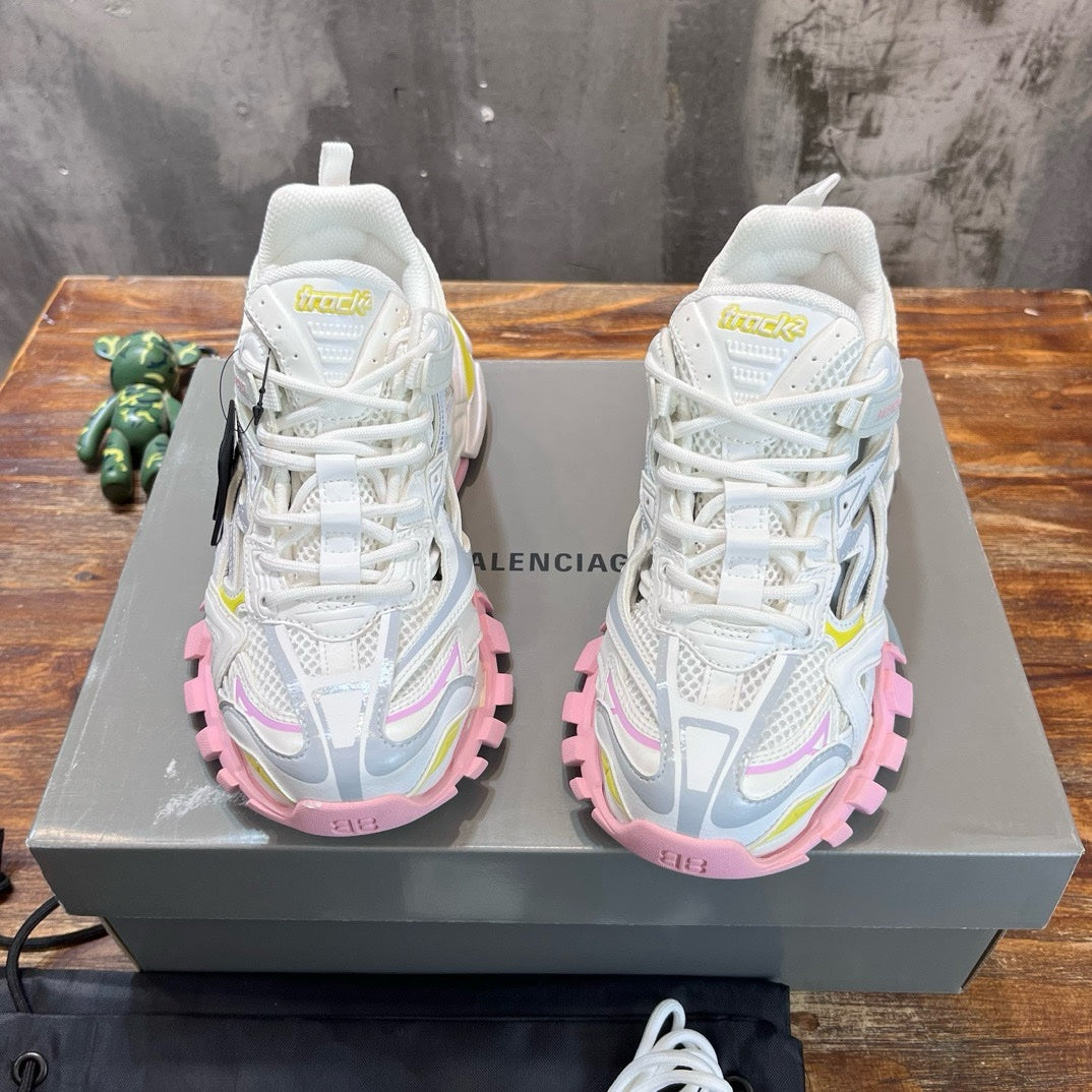 Sneakers Balenciaga Track 2 Blanc Rose