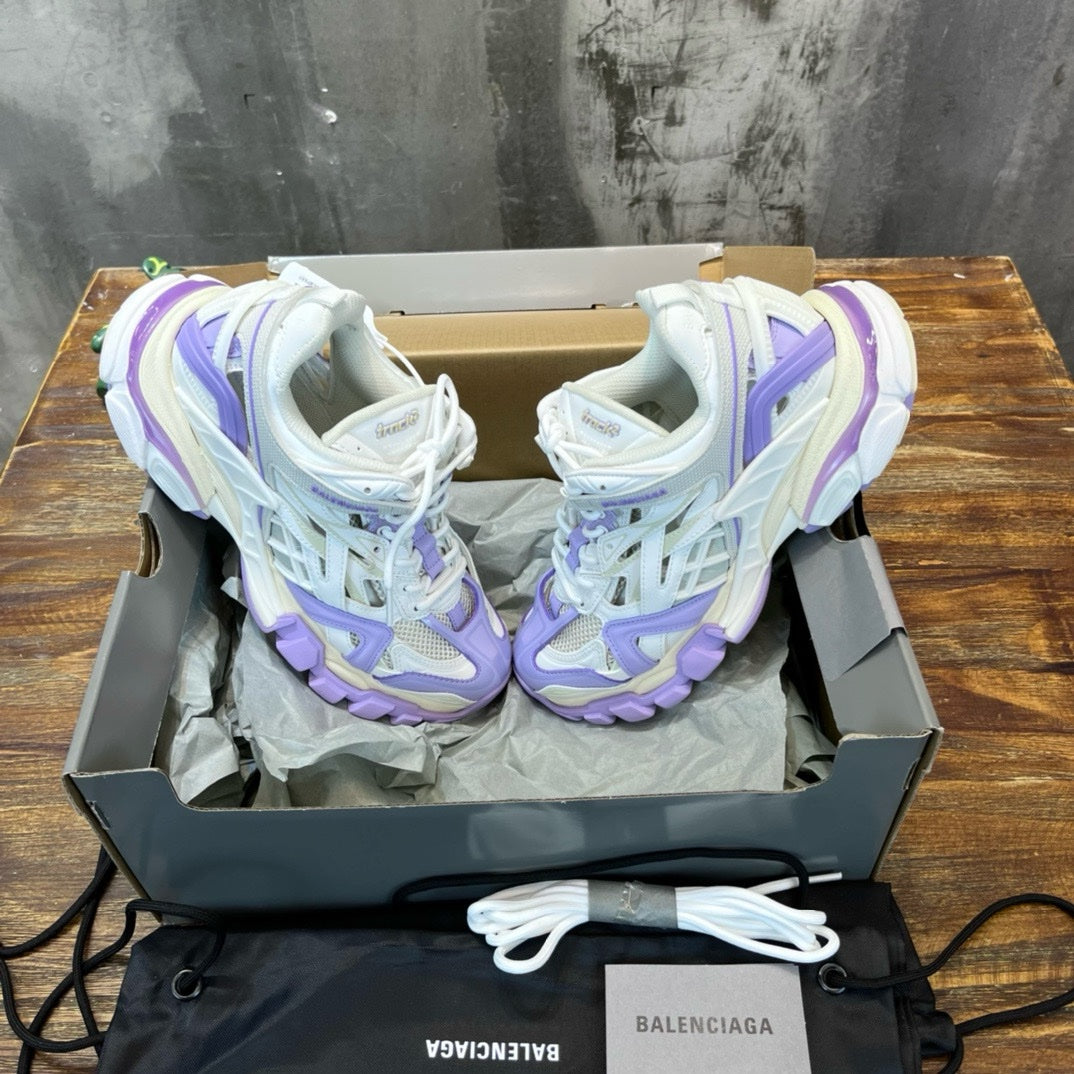 SNEAKERS BALENCIAGA TRACK 2 BLANC VIOLET