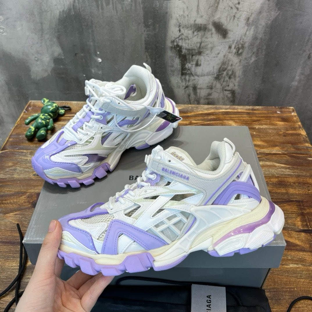 SNEAKERS BALENCIAGA TRACK 2 BLANC VIOLET