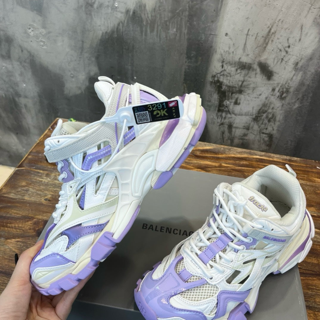 SNEAKERS BALENCIAGA TRACK 2 BLANC VIOLET