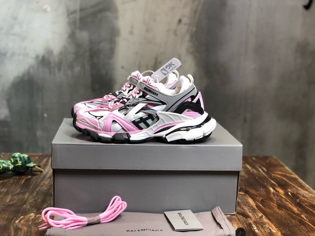 Sneakers Balenciaga Track 2 Blanc Rose