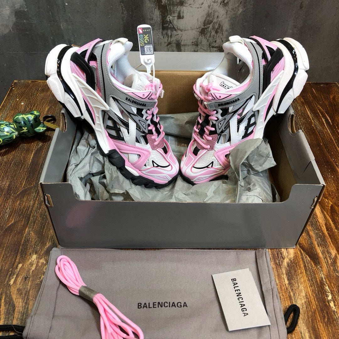SNEAKERS BALENCIAGA TRACK 2 BLANC ROSE