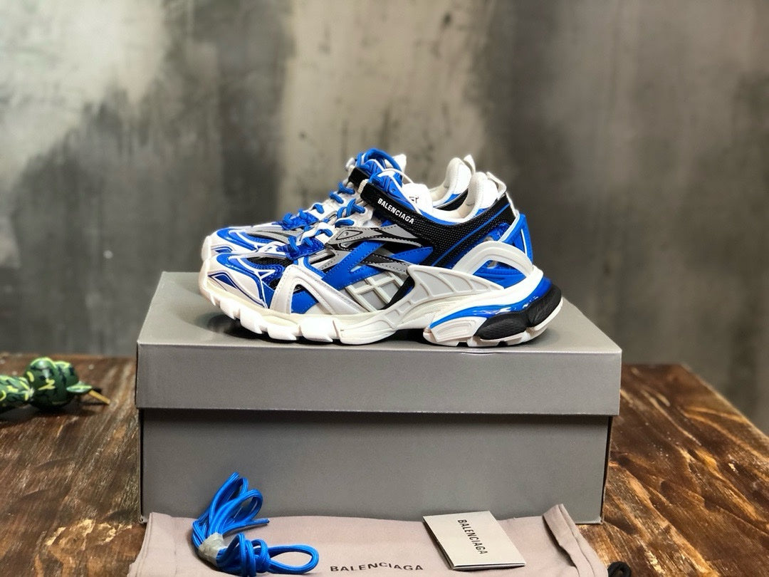 Sneakers Balenciaga Track 2 Bleu Blanc