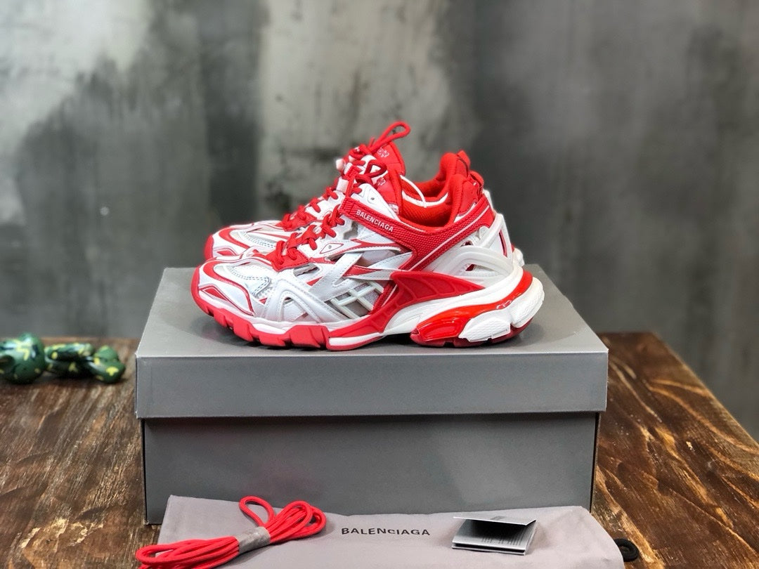 SNEAKERS BALENCIAGA TRACK 2 BLANC ROUGE