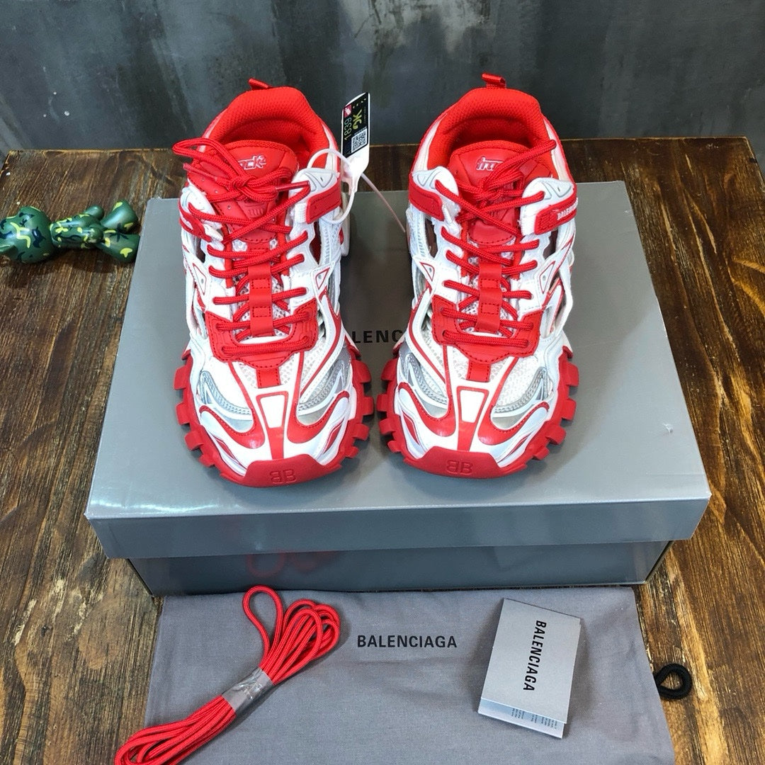 Sneakers Balenciaga Track 2 Blanc Rouge
