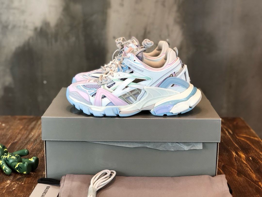 Sneakers Balenciaga Track 2 Bleu Rose
