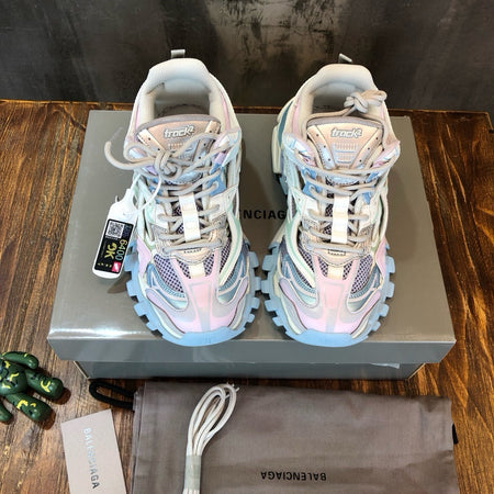 SNEAKERS BALENCIAGA TRACK 2 BLEU ROSE