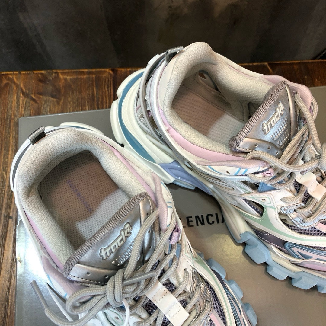 SNEAKERS BALENCIAGA TRACK 2 BLEU ROSE