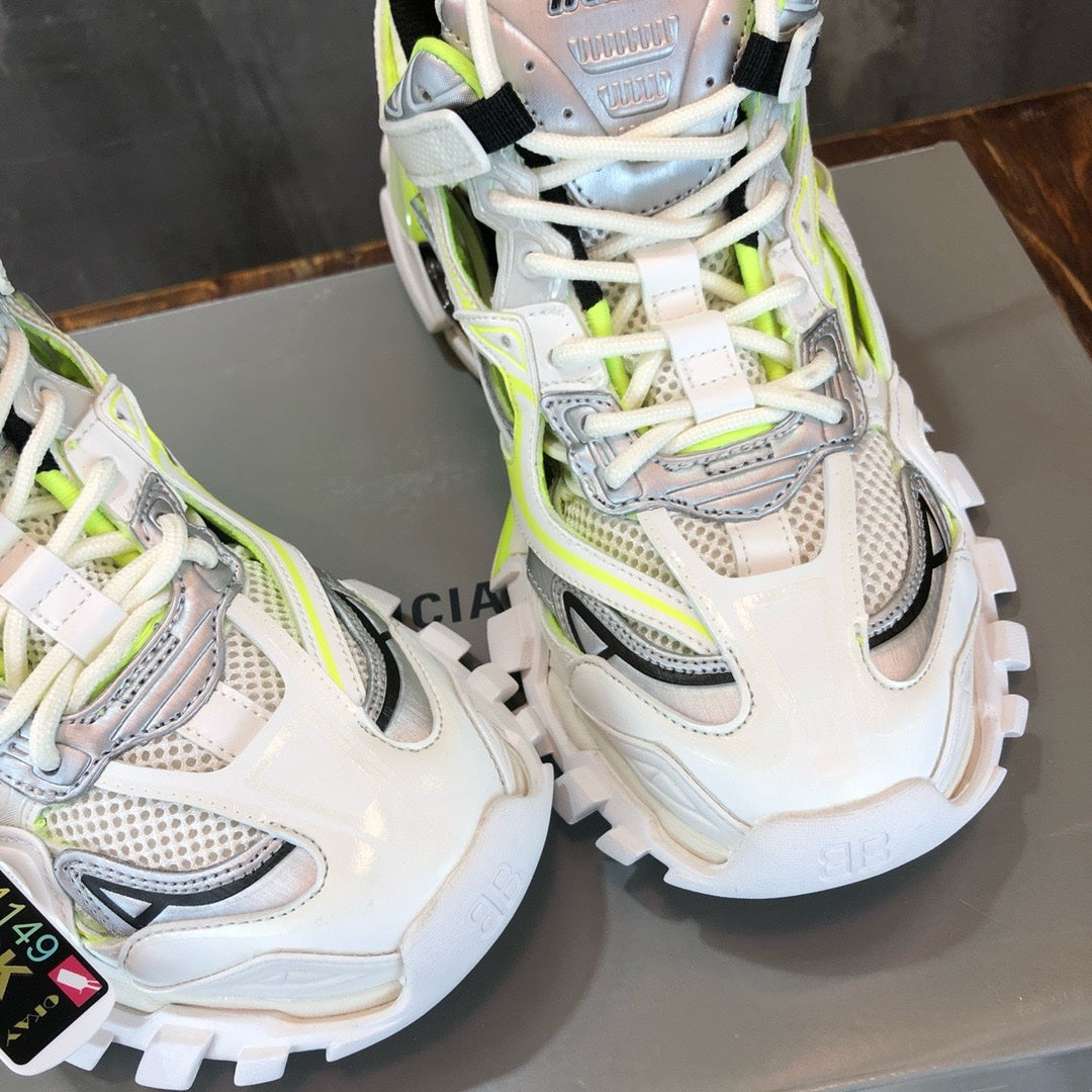 SNEAKERS BALENCIAGA TRACK 2 BLANC JAUNE