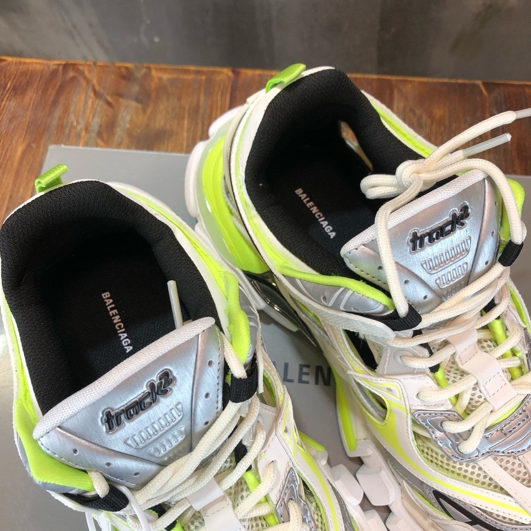 SNEAKERS BALENCIAGA TRACK 2 BLANC JAUNE