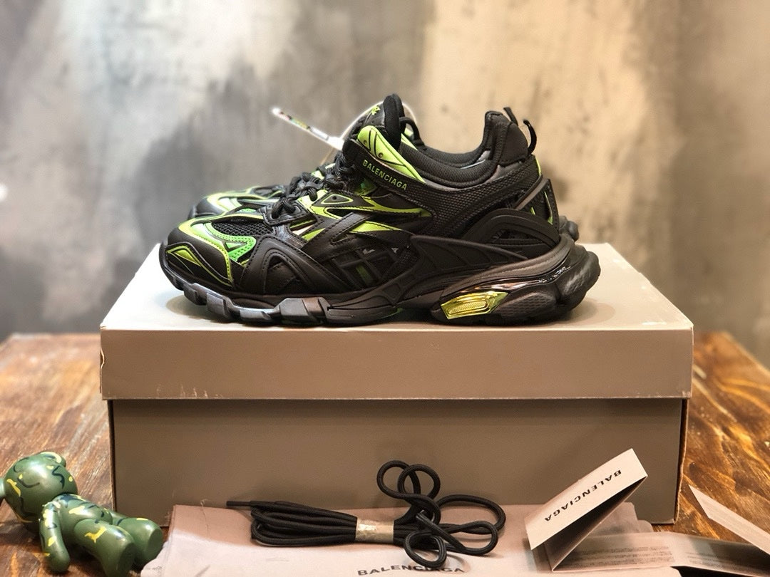 SNEAKERS BALENCIAGA TRACK 2 NOIR VERT