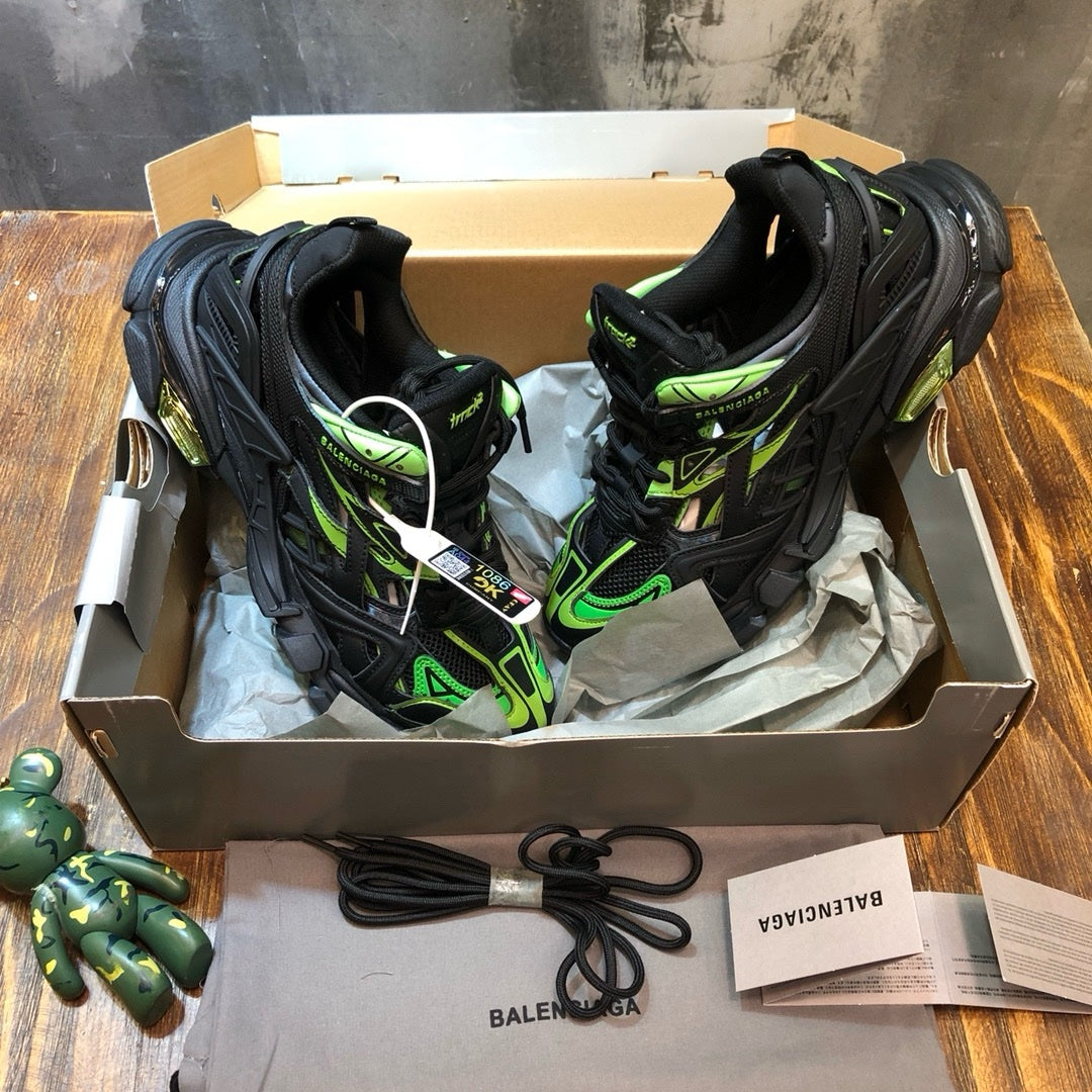 SNEAKERS BALENCIAGA TRACK 2 NOIR VERT