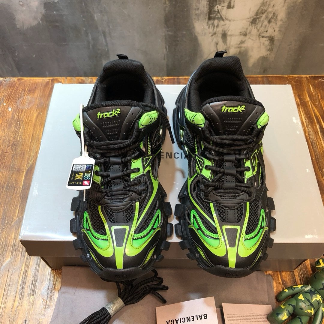 SNEAKERS BALENCIAGA TRACK 2 NOIR VERT