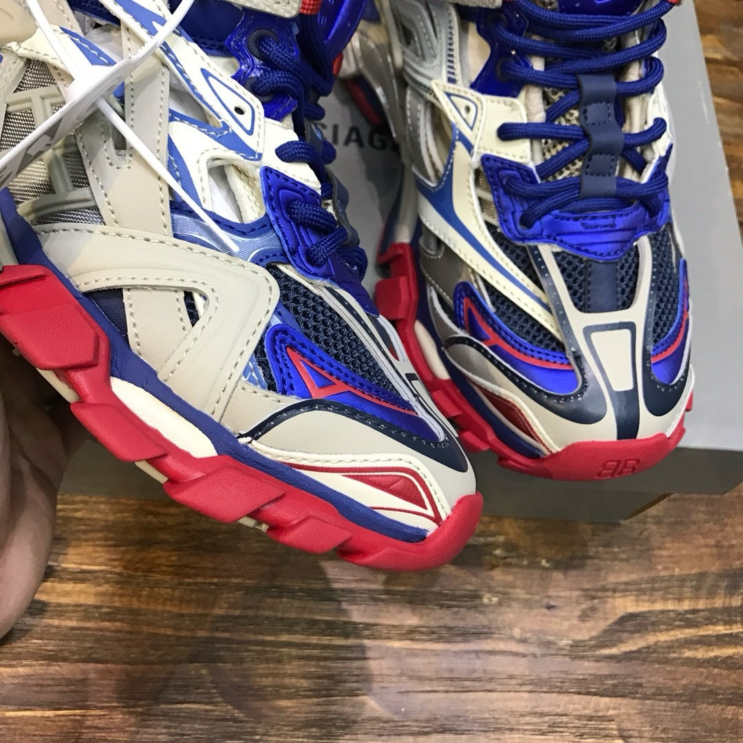 SNEAKERS BALENCIAGA TRACK 2 BLEU ROUGE