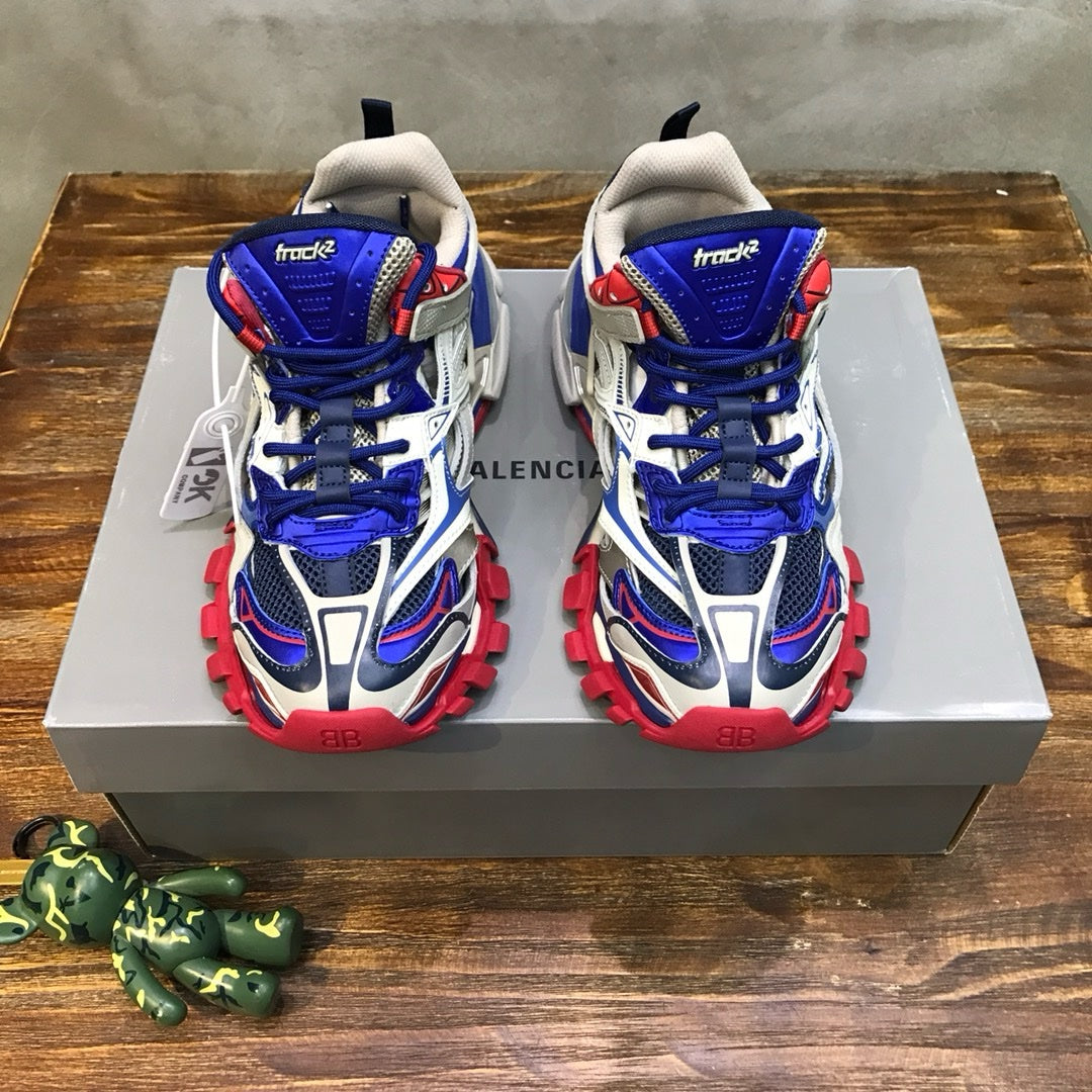 SNEAKERS BALENCIAGA TRACK 2 BLEU ROUGE