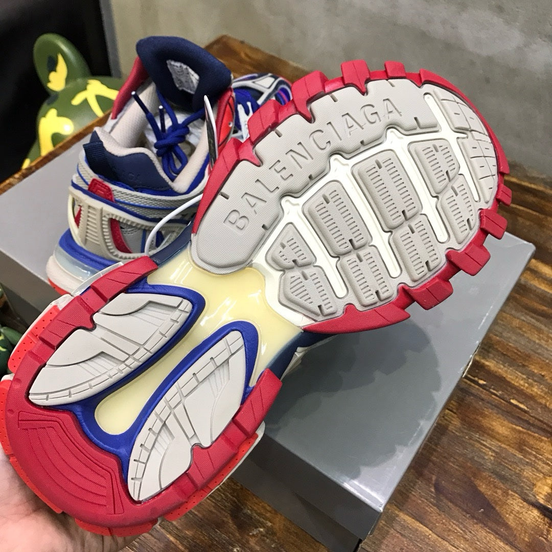 SNEAKERS BALENCIAGA TRACK 2 BLEU ROUGE
