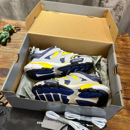 SNEAKERS BALENCIAGA TRACK GRIS BLEU