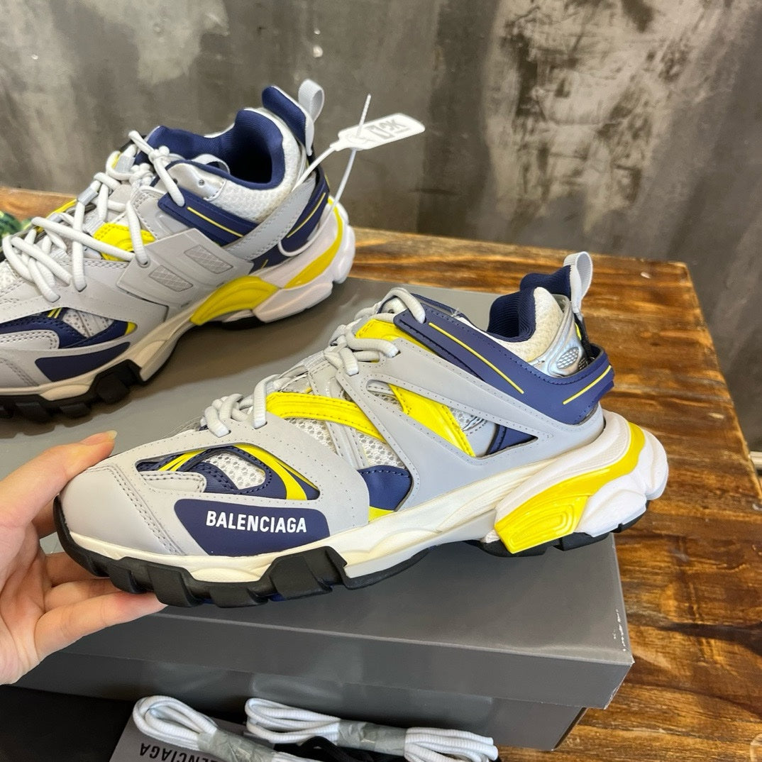 SNEAKERS BALENCIAGA TRACK GRIS BLEU