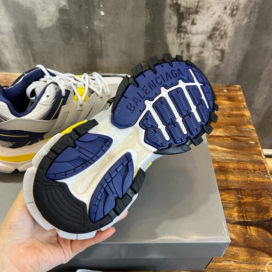 SNEAKERS BALENCIAGA TRACK GRIS BLEU