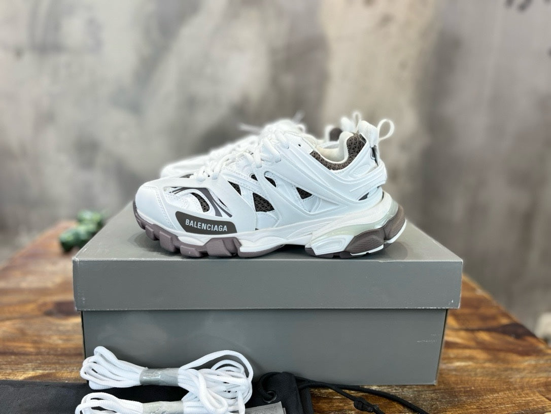 Sneakers Balenciaga Track Blanc Marron