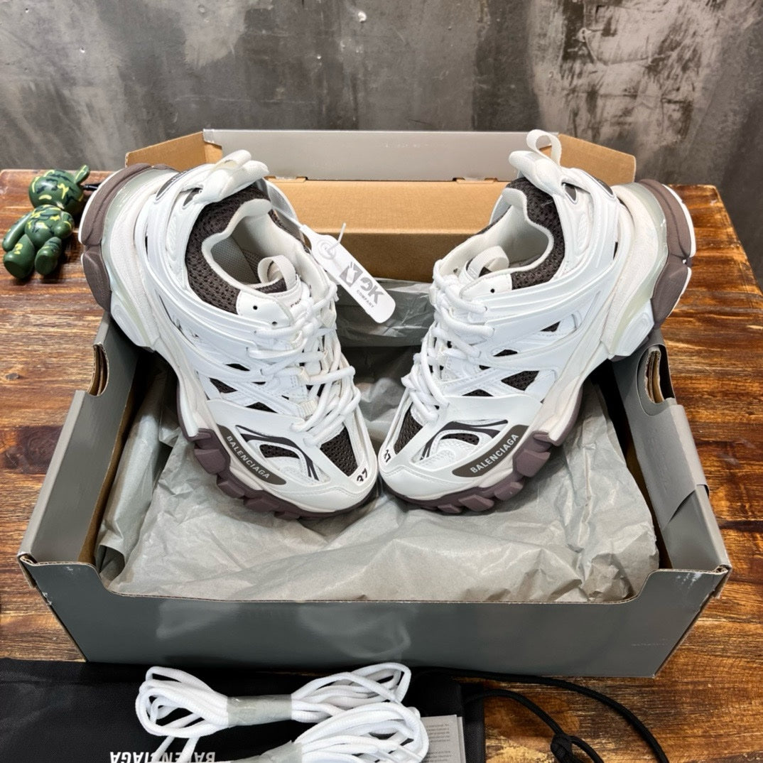 SNEAKERS BALENCIAGA TRACK BLANC MARRON