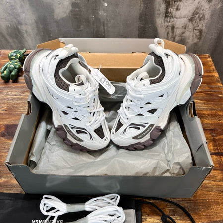 SNEAKERS BALENCIAGA TRACK BLANC MARRON