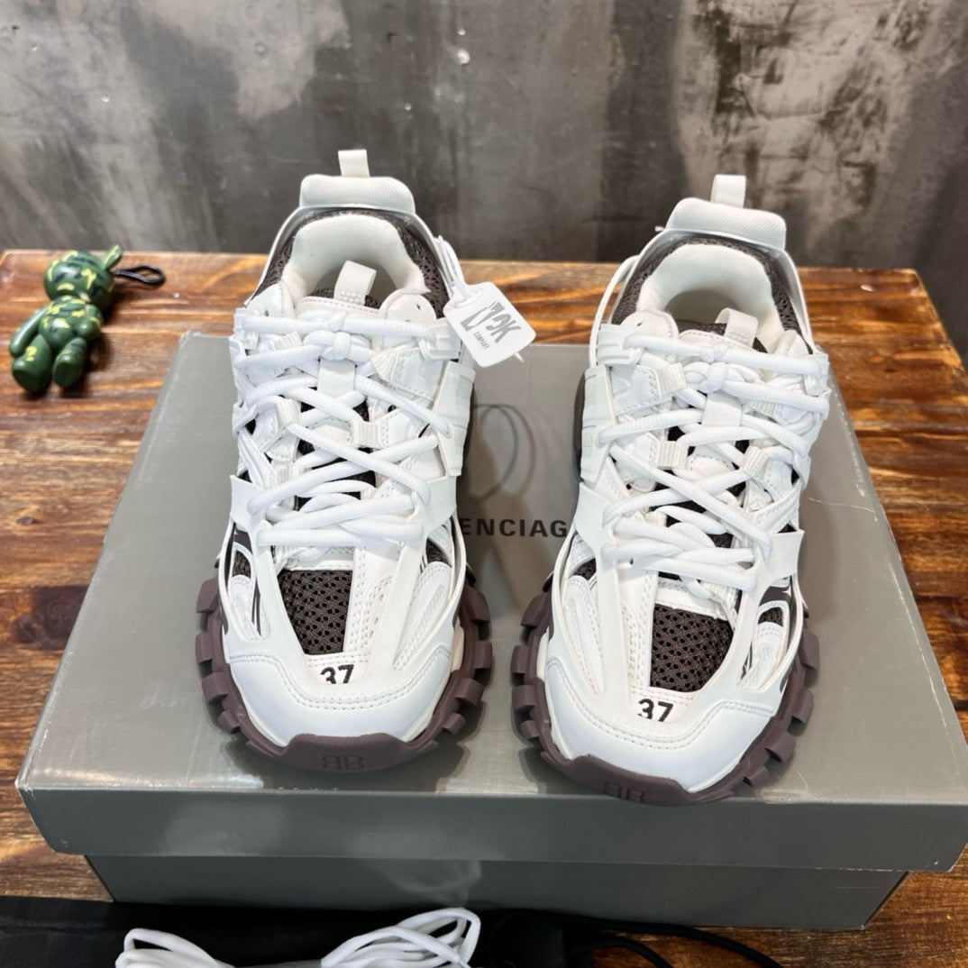 SNEAKERS BALENCIAGA TRACK BLANC MARRON