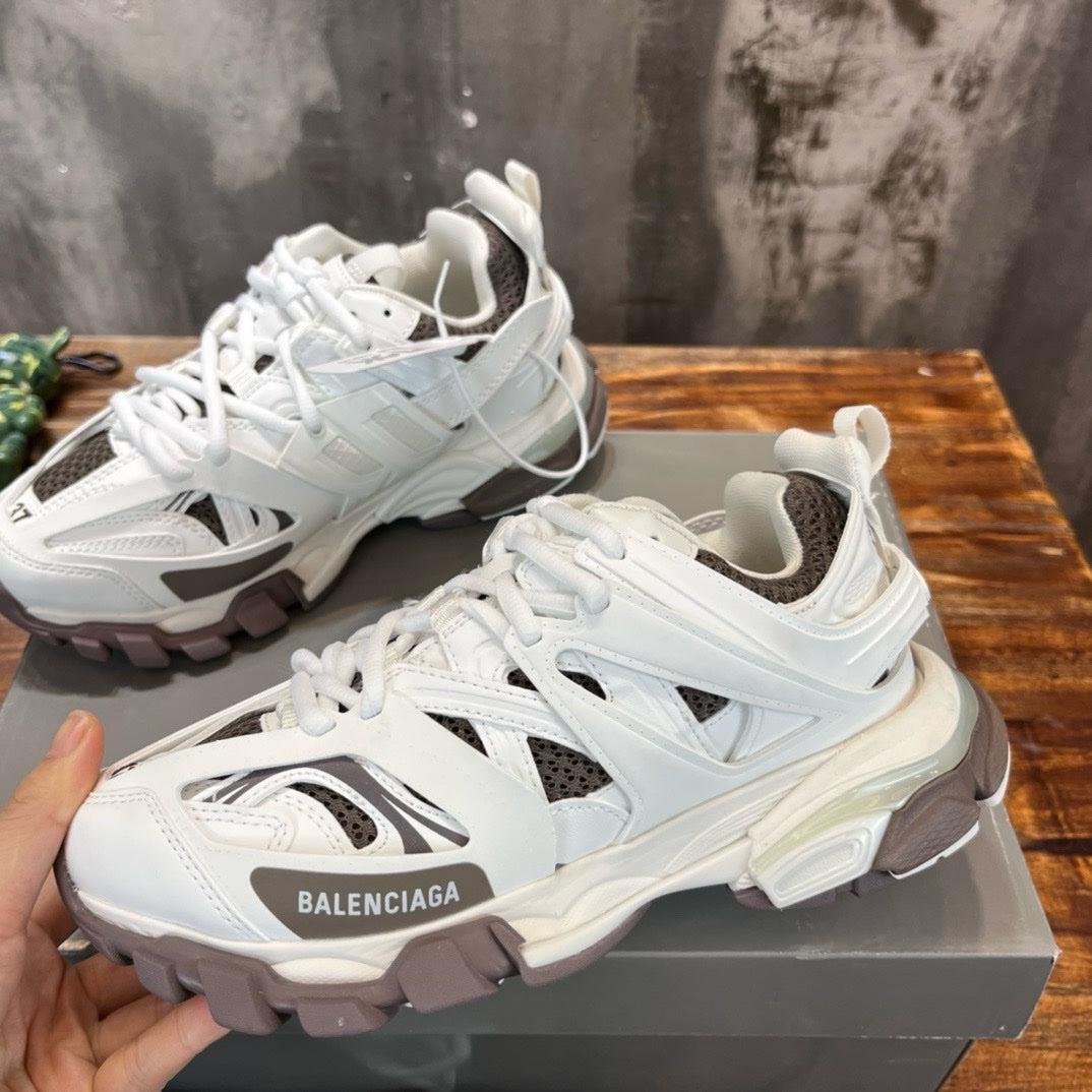 SNEAKERS BALENCIAGA TRACK BLANC MARRON