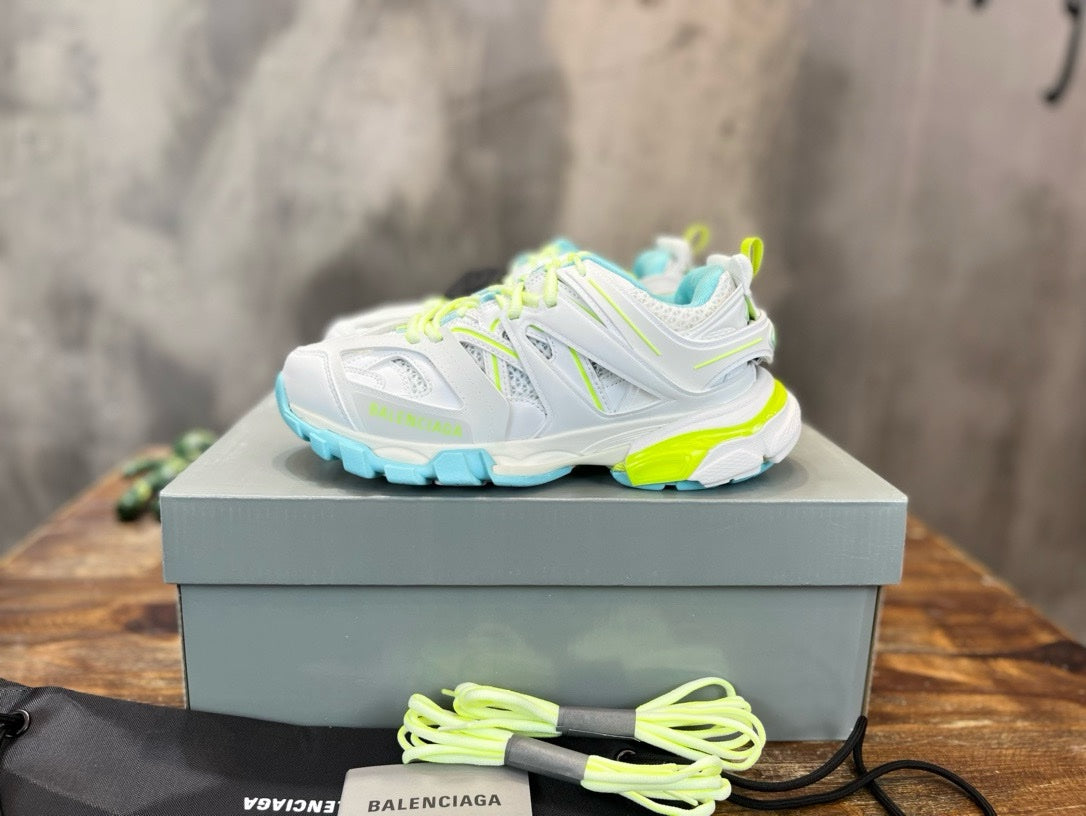 SNEAKERS BALENCIAGA TRACK BLEU JAUNE