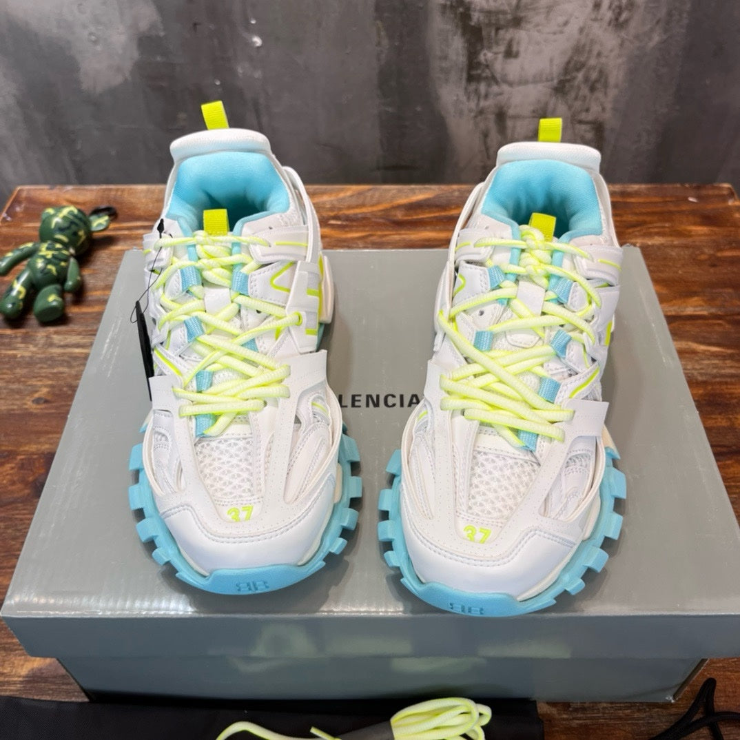 SNEAKERS BALENCIAGA TRACK BLEU JAUNE