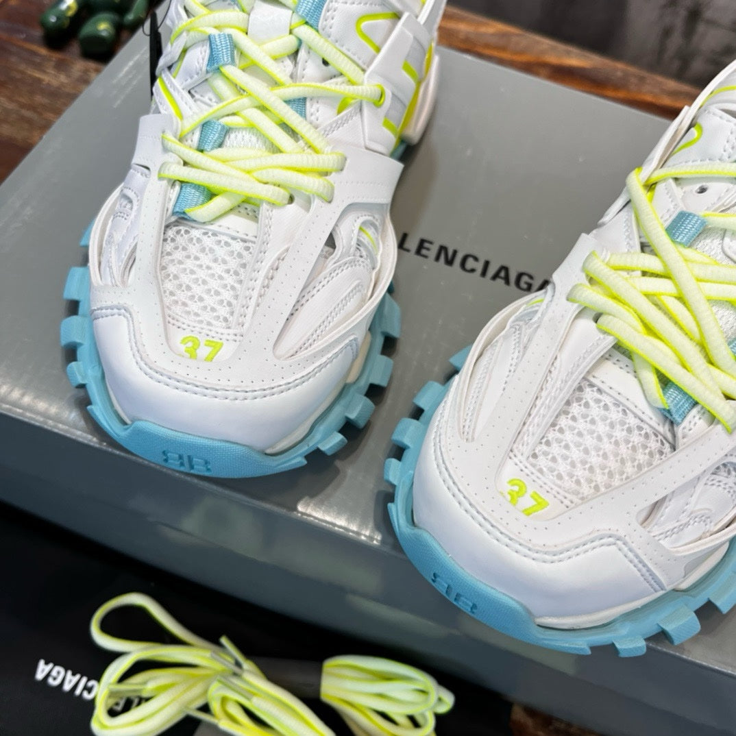 SNEAKERS BALENCIAGA TRACK BLEU JAUNE