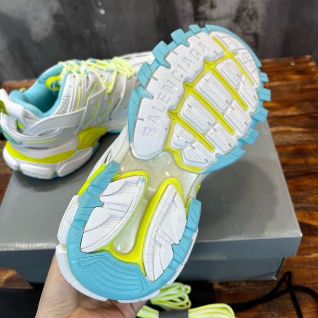 SNEAKERS BALENCIAGA TRACK BLEU JAUNE