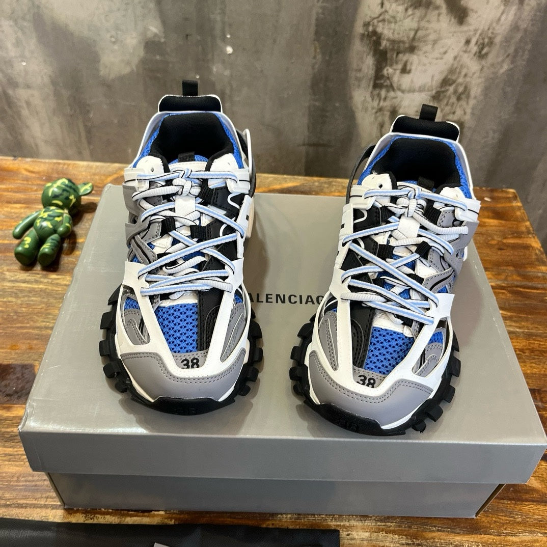 SNEAKERS BALENCIAGA TRACK BLANC BLEU