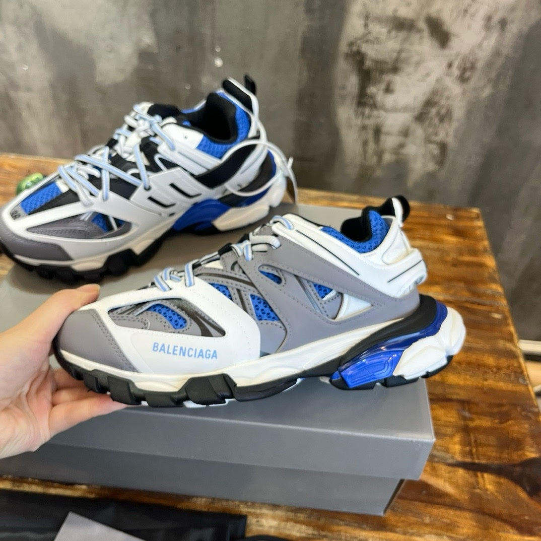 SNEAKERS BALENCIAGA TRACK BLANC BLEU
