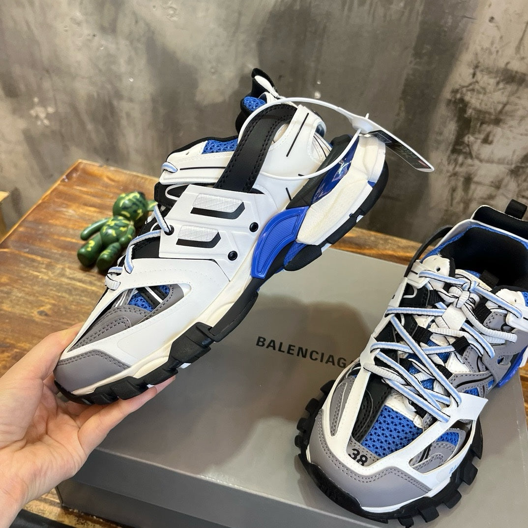 SNEAKERS BALENCIAGA TRACK BLANC BLEU